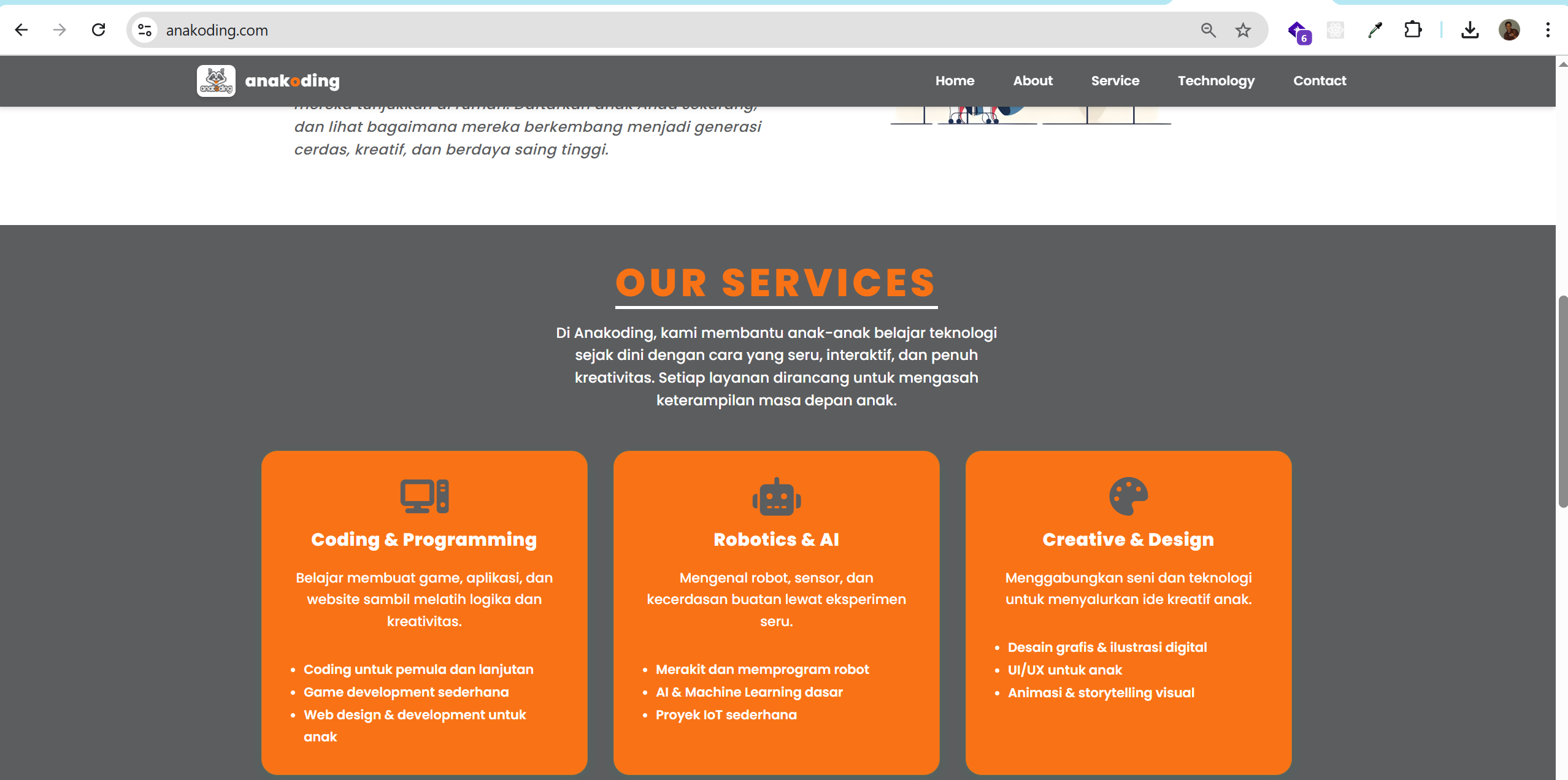 Web Profile Anakoding - Gallery Image 1