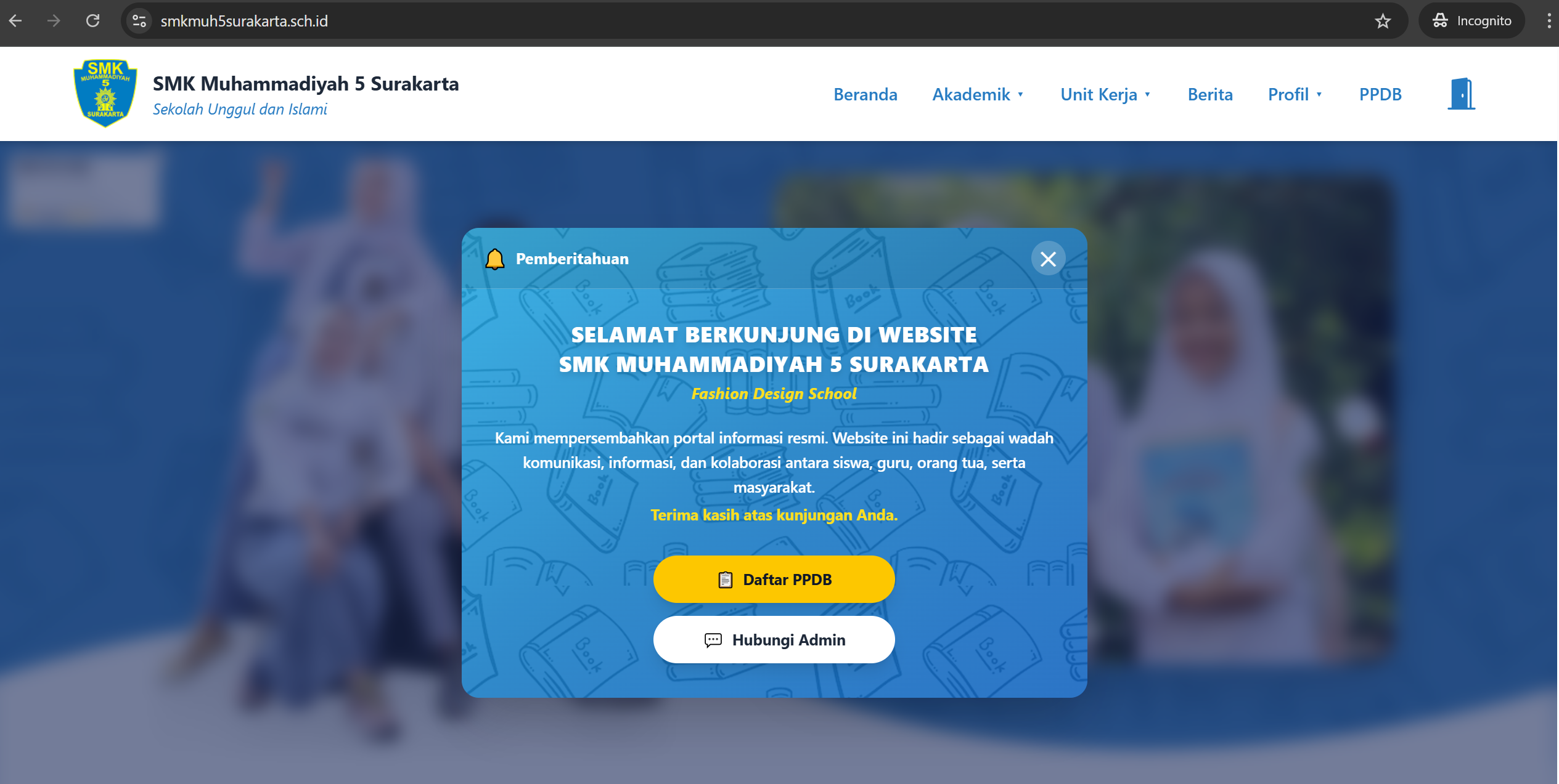 Web Profile SMK Mulia